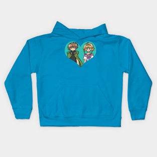 Syaoran and Sakura - shipping dolls Kids Hoodie